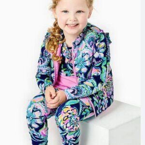 Lilly Pulitzer Girl's Amani Reversible Vest in Lilac Rose Size Large (8-10) NWT